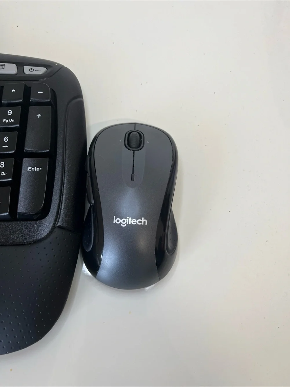 Logitech curved ergonomic
